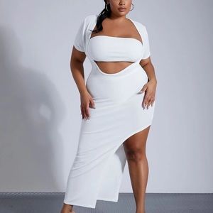 *NEW* Cut Out Asymmetrical Hem Dress